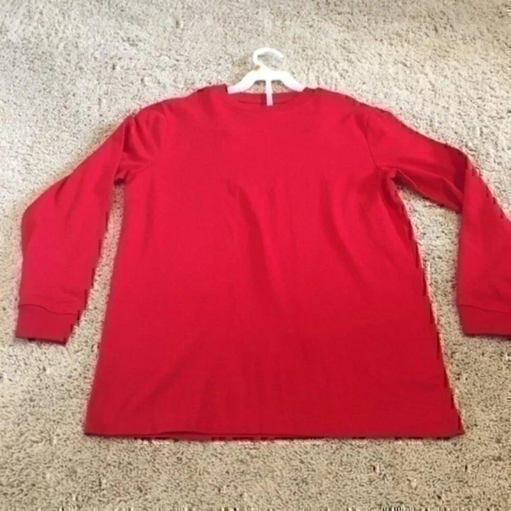 Boys size large 10/12 red Old Navy long sleeved T shirt NWOT